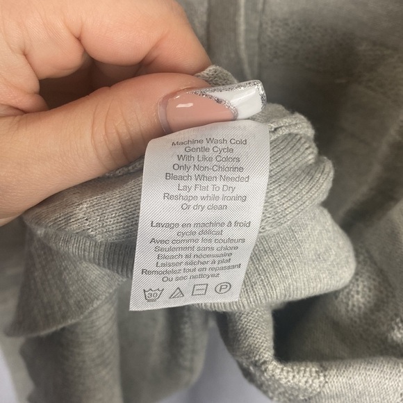 ANTHROPOLOGIE Left of Center Valonia Cardigan Grey NWT - Picture 11 of 13